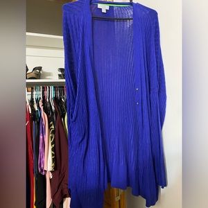Light cardigan blue sz 3x
